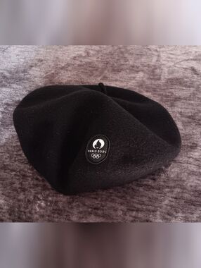 Le Béret Français Paris 2024 Olympics France Official Licensed Black Beret